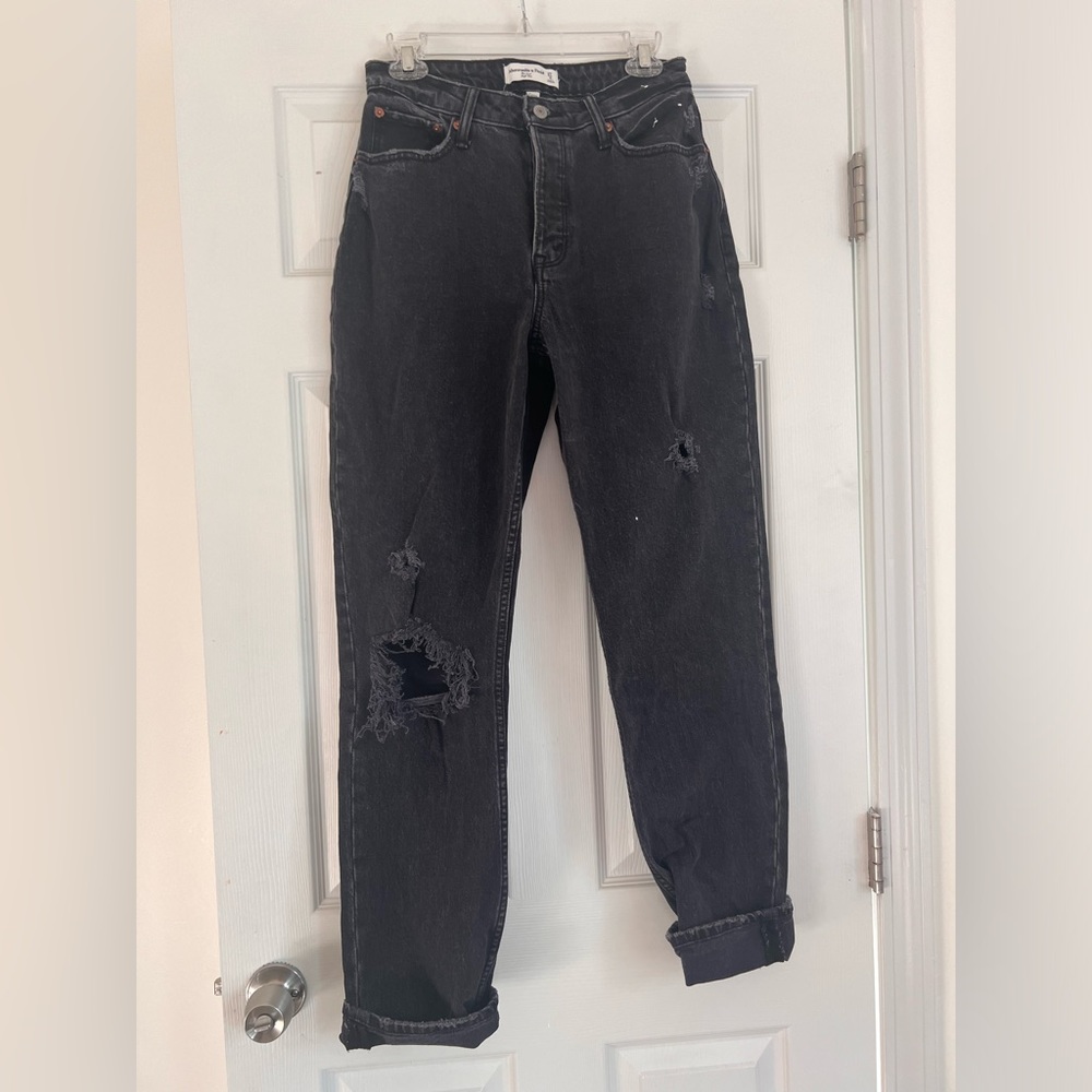 Abercrombie and Fitch Curve Love Boyfriend Jeans - Size 4